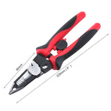 6 IN 1 Wire Stripper Cutter 9 inch Electrician Professional Pliers