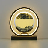 LED quicksand painting hourglass art night light