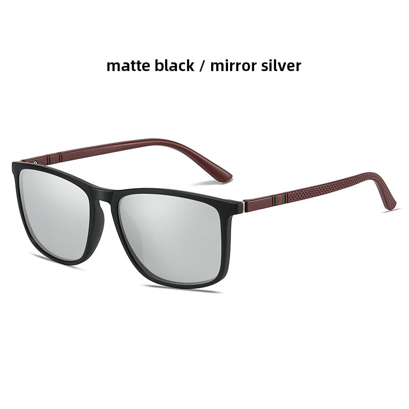 High Quality Sunglasses Men Polarized Square Sun Glasses UV400