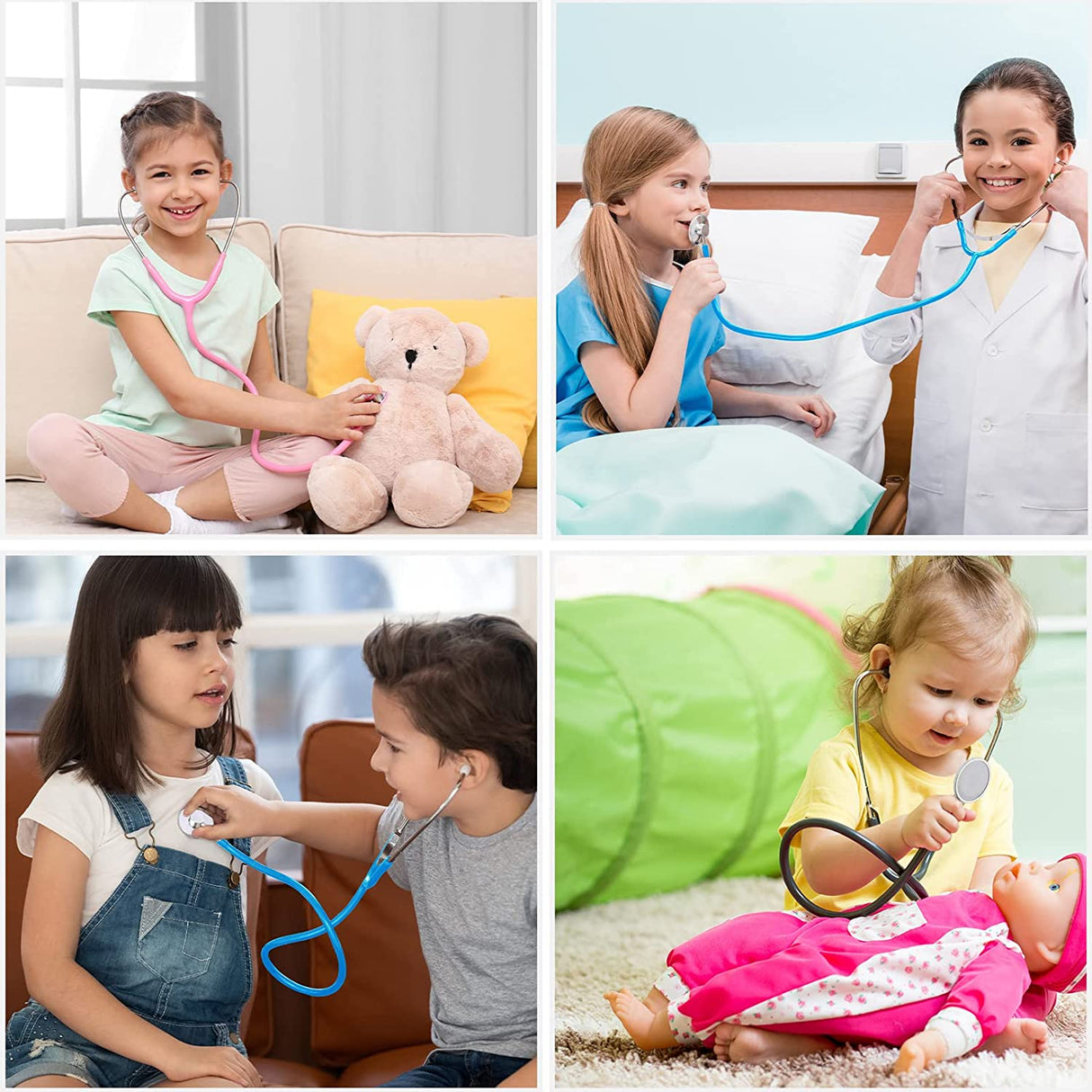 Kids Stethoscope Toy Real Working Stethoscope for Children