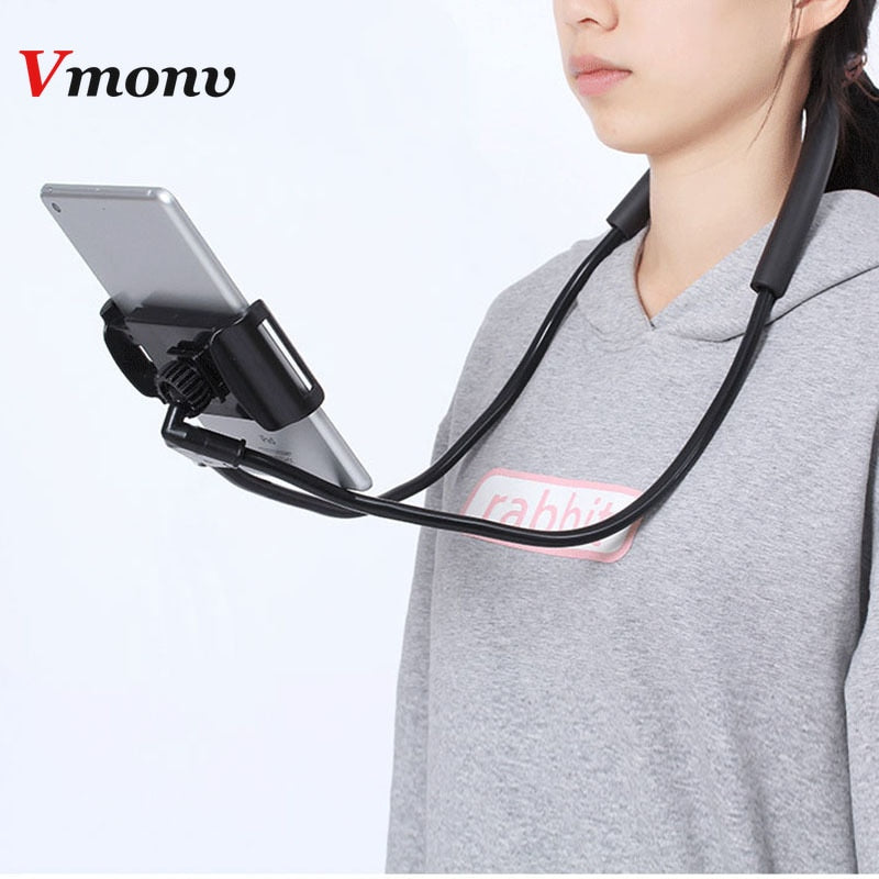 New Flexible Mobile Phone Holder That Hangs from your Neck For Hands Free Facetime or Watching a Movie.