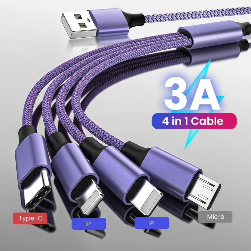 4 in 1 USB C Charging Cable
