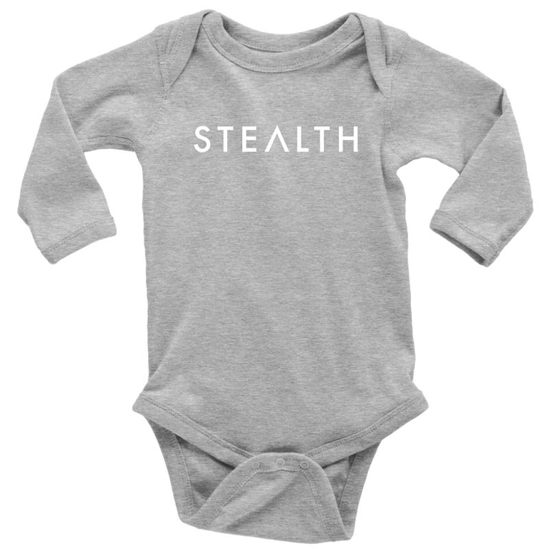 Stealth Long Sleeve Baby Bodysuit