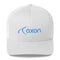 Axon White Trucker Cap Blue Logo