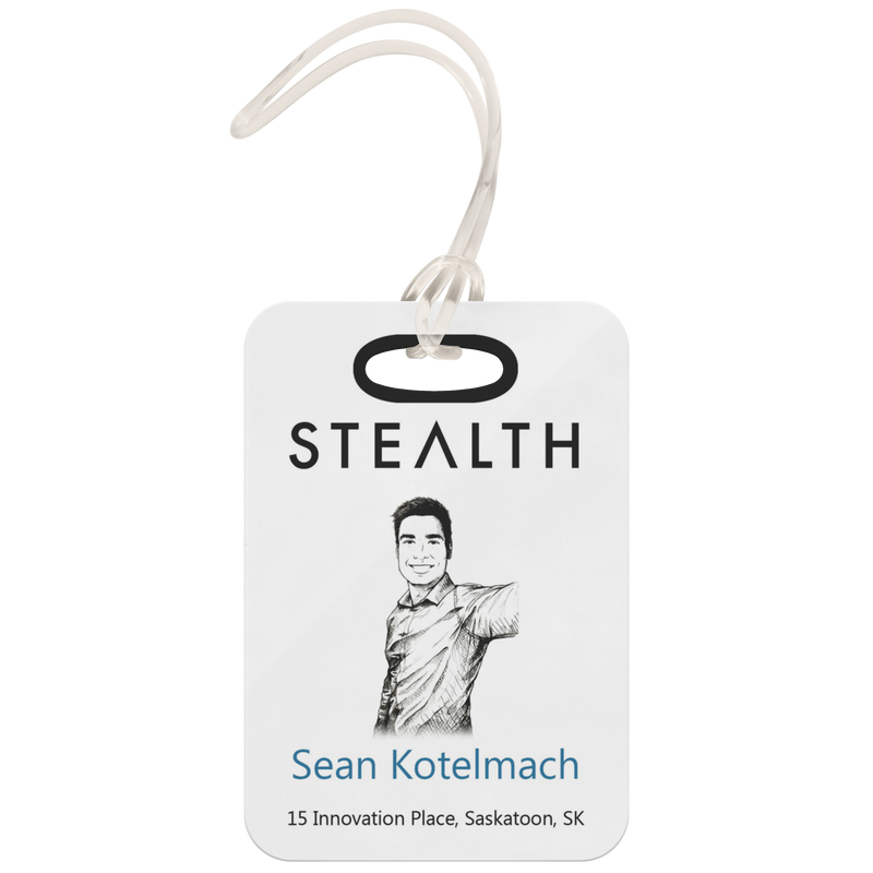STEALTH Media "Sean Kotelmach" Luggage Tag