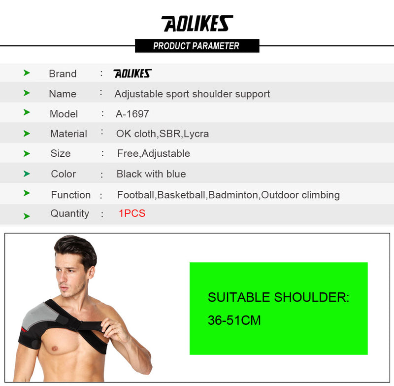 AOLIKES 1PCS Back Support Adjustable Bandage