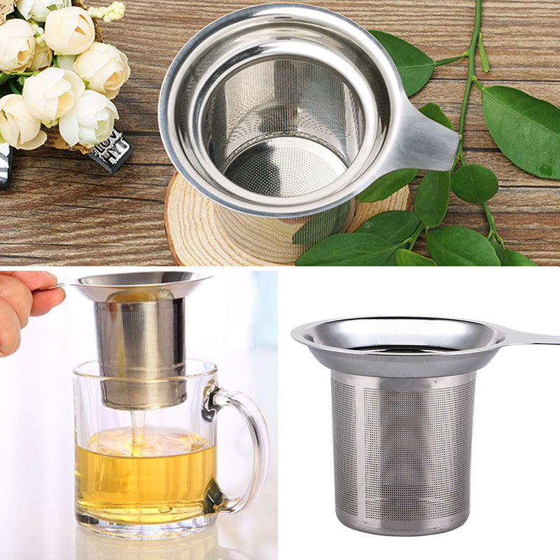 Reusable Stainless Steel Mesh Tea Strainer