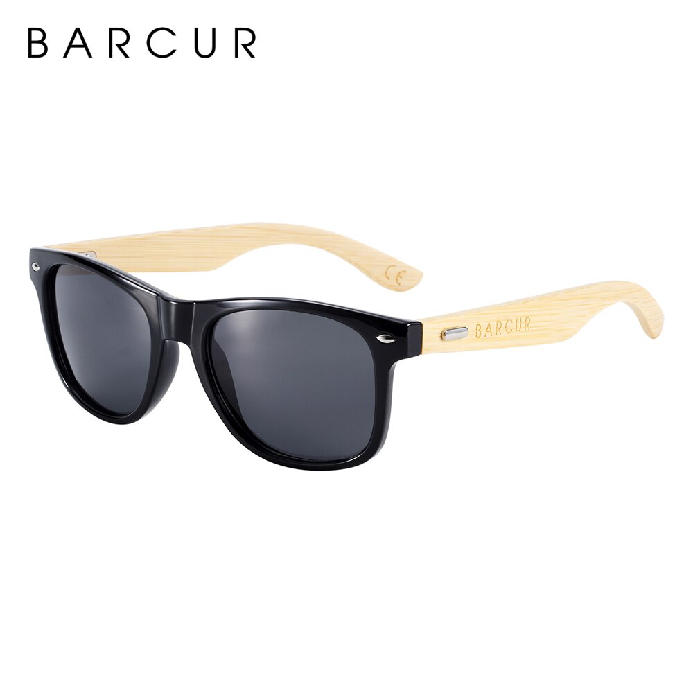 BARCUR Handmade Bamboo wooden Polarized Sunglass