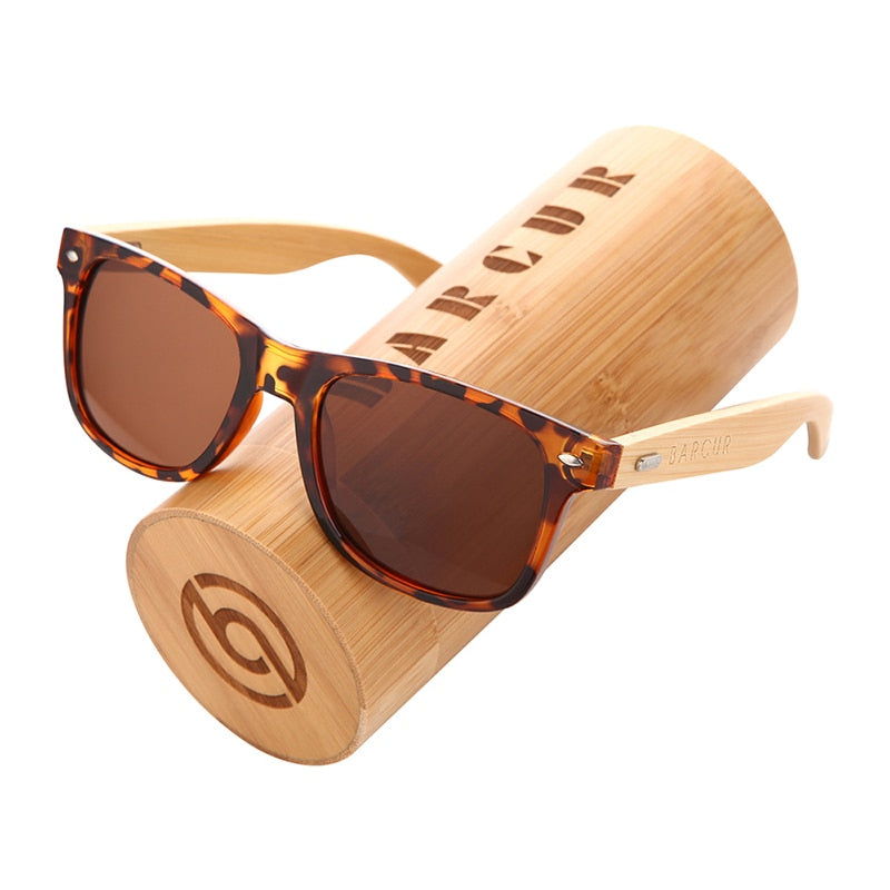 BARCUR Handmade Bamboo wooden Polarized Sunglass