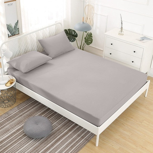 Waterproof Bed Cover 1 PC Solid Color