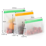 Reusable Freezer Silicone Food Storage Containers