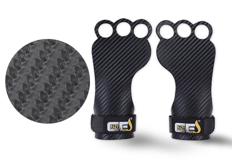 Carbon Gymnastics Hand Grips for Weight Lifting