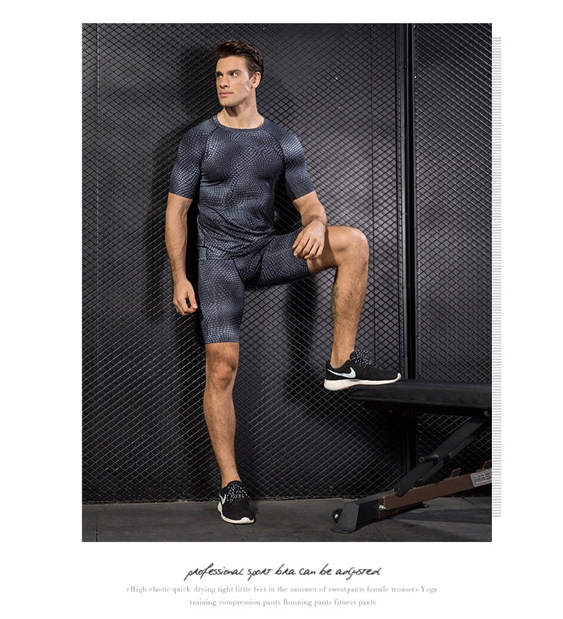 Compression Quick Dry Breathable Gym Shirt