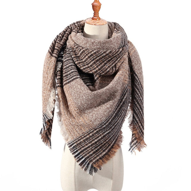 Plaid Winter Scarves