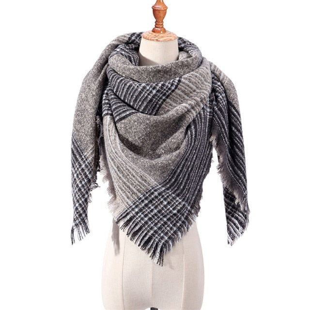 Plaid Winter Scarves
