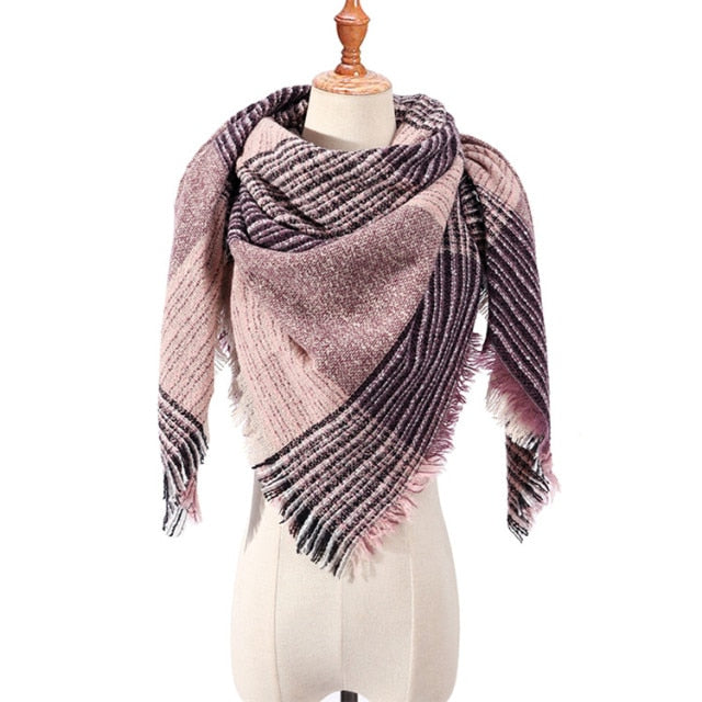 Plaid Winter Scarves