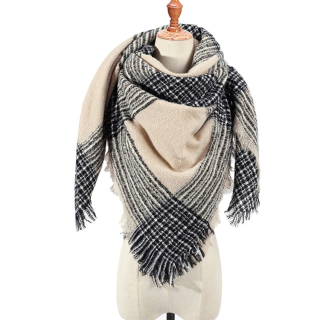 Plaid Winter Scarves