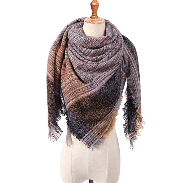 Plaid Winter Scarves
