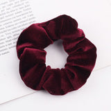 Velvet Scrunchie Hairband For Women Girls