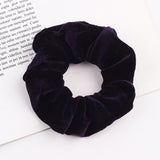 Velvet Scrunchie Hairband For Women Girls