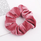 Velvet Scrunchie Hairband For Women Girls