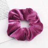 Velvet Scrunchie Hairband For Women Girls