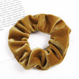 Velvet Scrunchie Hairband For Women Girls