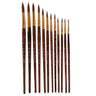 12 pcs/set Nylon Hair Watercolor Paint Brushes