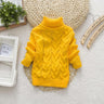 PHILOLOGY 2T-8T bear thick Knitted Turtleneck