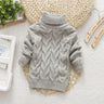 PHILOLOGY 2T-8T bear thick Knitted Turtleneck