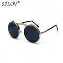 Vintage Steampunk Flip Sunglasses