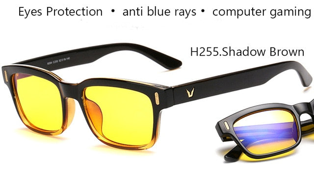 Blue Ray Computer Glasses Men Screen Radiation Eyewear Brand Design Office Gaming Blue Light Goggle UV Blocking Eye Spectacles