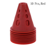 Brand New 10Pcs/Lot Sport Football Soccer Rugby Training Cone Cylinders