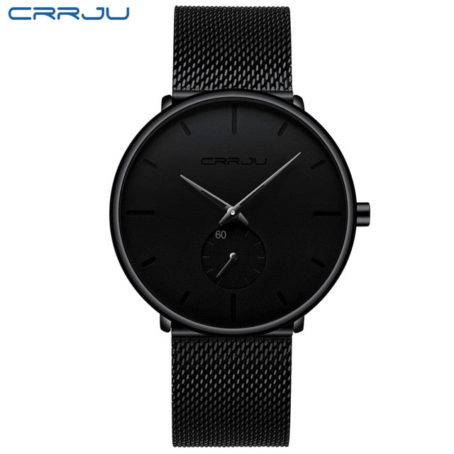 Luxury Quartz Men Casual Slim Mesh Watch