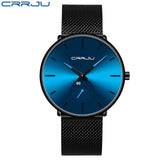 Luxury Quartz Men Casual Slim Mesh Watch