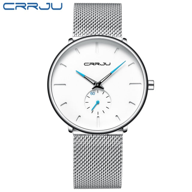 Luxury Quartz Men Casual Slim Mesh Watch