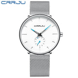 Luxury Quartz Men Casual Slim Mesh Watch