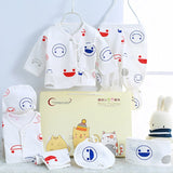 0-3 Months Infant Clothing Set (Cotton)