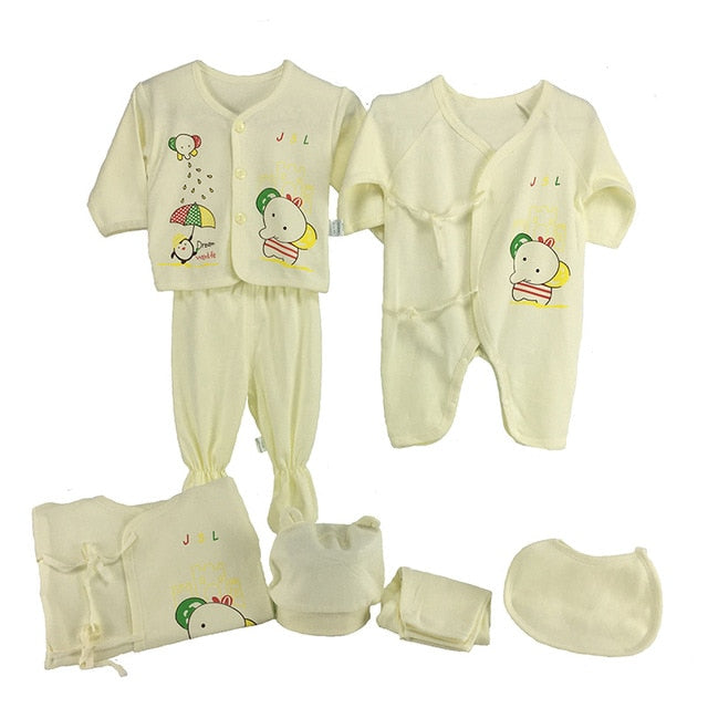 0-3 Months Infant Clothing Set (Cotton)