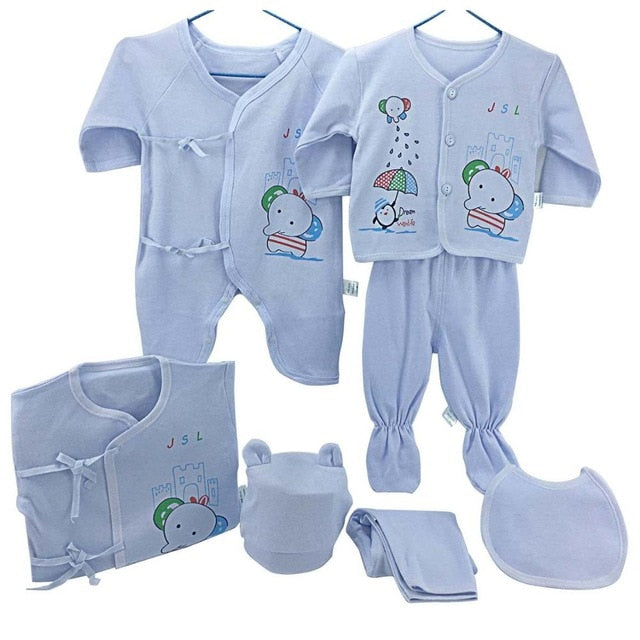 0-3 Months Infant Clothing Set (Cotton)