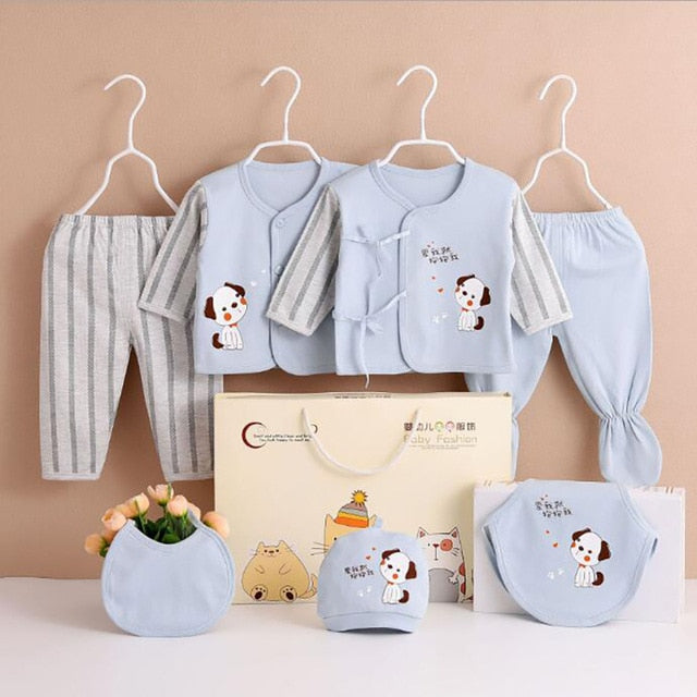 0-3 Months Infant Clothing Set (Cotton)