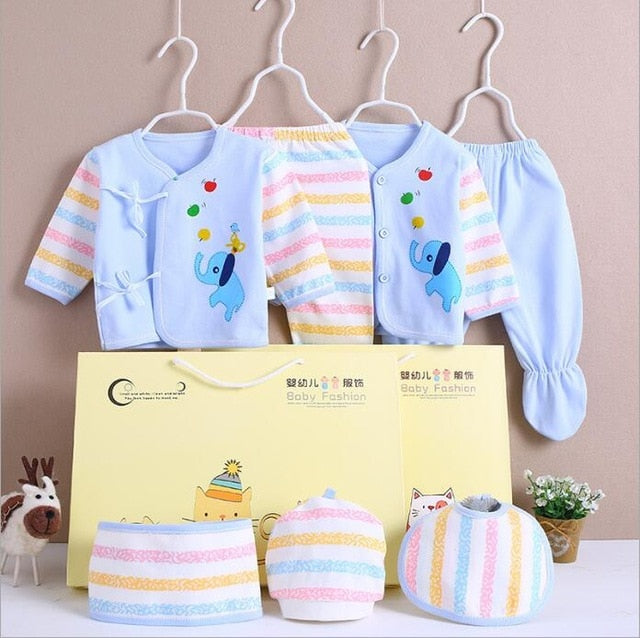 0-3 Months Infant Clothing Set (Cotton)