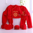 0-3 Months Infant Clothing Set (Cotton)