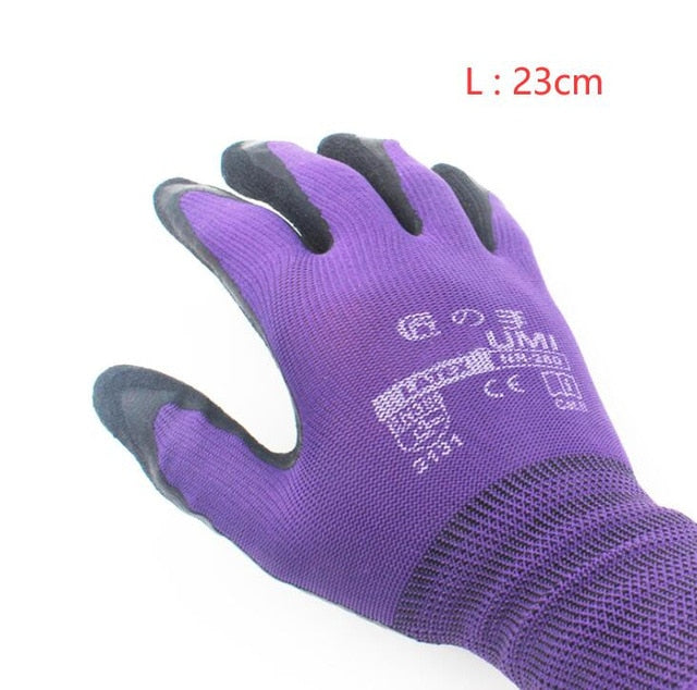 Garden Gloves Gardening Nitrile Rubber Gloves