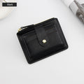 Small Credit ID Card Holder Wallet with Coin Pocket - Multiple Colors Available