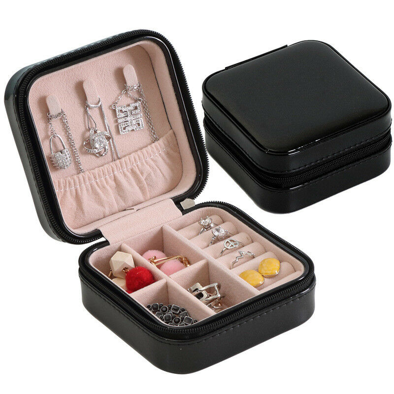 Portable Travel Jewelry Box Organizer