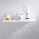 Nordic white bathroom shelf wall mount