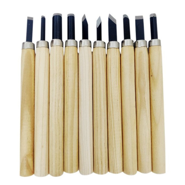 12pcs Professional Hand Wood Carving Chisel