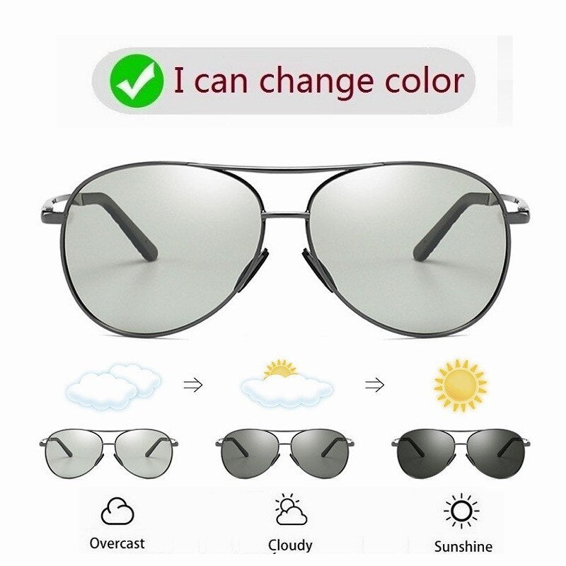 Aviation Polarized Sunglasses with Metal Frame