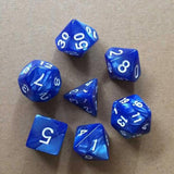 7pcs/set 17 Colors Multifaceted Dice